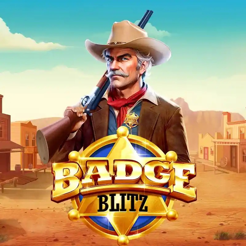 Official Slots logo: Badge Blitz by Pragmatic Play at GGBet Casino