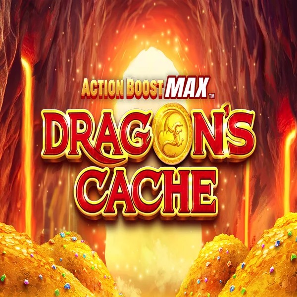 Action Boost Max Dragon's Cache slot icon by SpinPlay Games, available at GGBet Casino