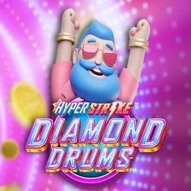 Hyper Strike Diamond Drums online game logo by Gameburger Studios on betgg.eu