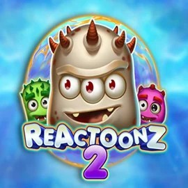 Reactoonz 2 by Play'n GO, showcased at betgg.eu – game logo